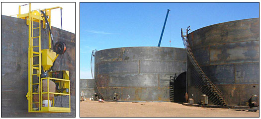 design of vertical oil storage tank 